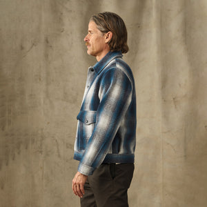 Mackinaw wool work jacket von Filson | Teal / gray ombre (Blue)