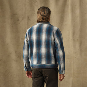Mackinaw wool work jacket von Filson | Teal / gray ombre (Blue)