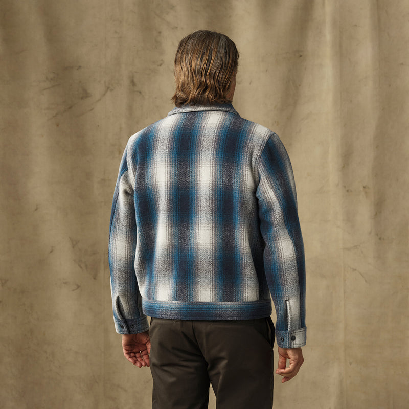 Mackinaw wool work jacket von Filson | Teal / gray ombre (Blue)