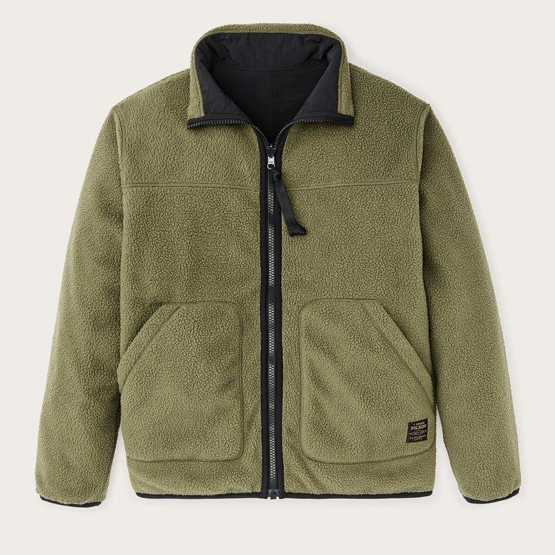 Giacca in pile reversibile di Filson | Dark olive drab (Black)