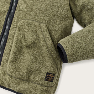 Giacca in pile reversibile di Filson | Dark olive drab (Black)