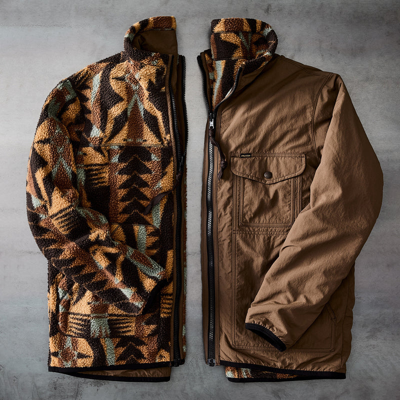 Veste réversible en polaire von Filson | Brown / night camp (Brown)