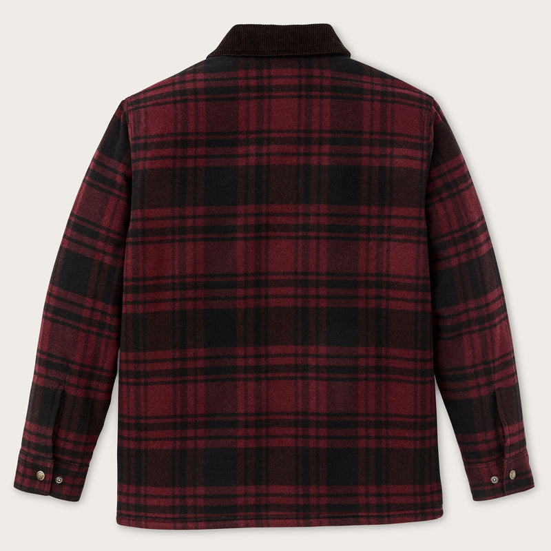 Spokane insulated cruiser by Filson | Port / black plaid (Red)