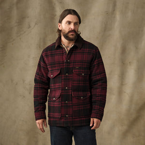 Spokane insulated cruiser von Filson | Port / black plaid (Red)