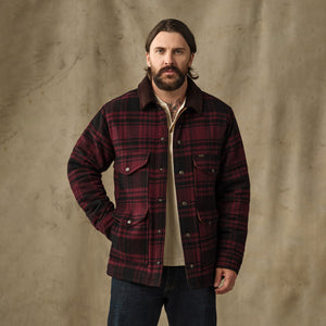 Spokane insulated cruiser von Filson | Port / black plaid (Red)