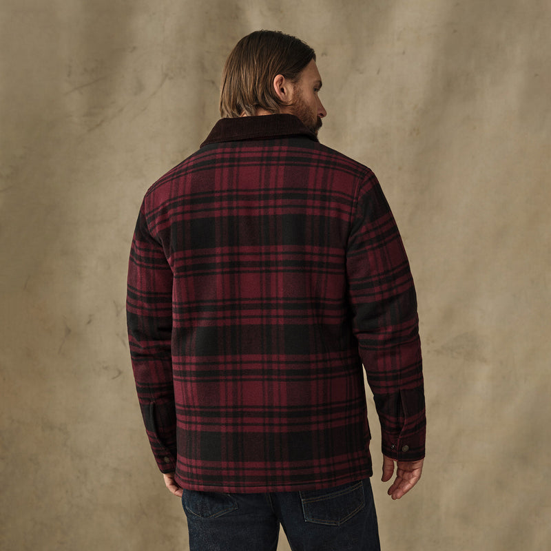 Spokane insulated cruiser von Filson | Port / black plaid (Red)