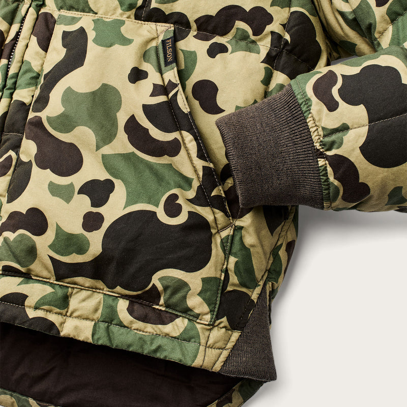 Doudoune cirée par Filson | Tundra shrub camo (Green)