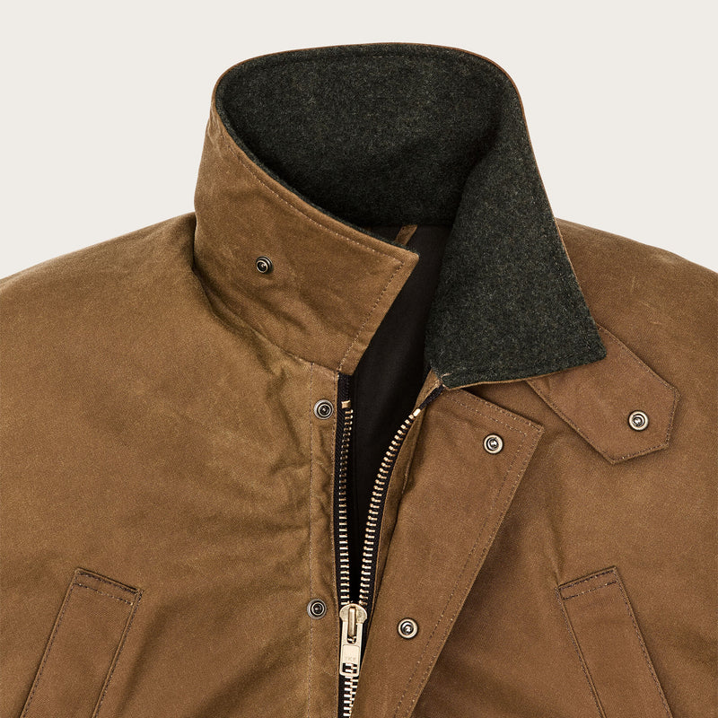 Veste field doublée en tin cloth von Filson | Dark tan (Brown)