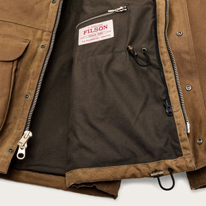Veste field doublée en tin cloth von Filson | Dark tan (Brown)