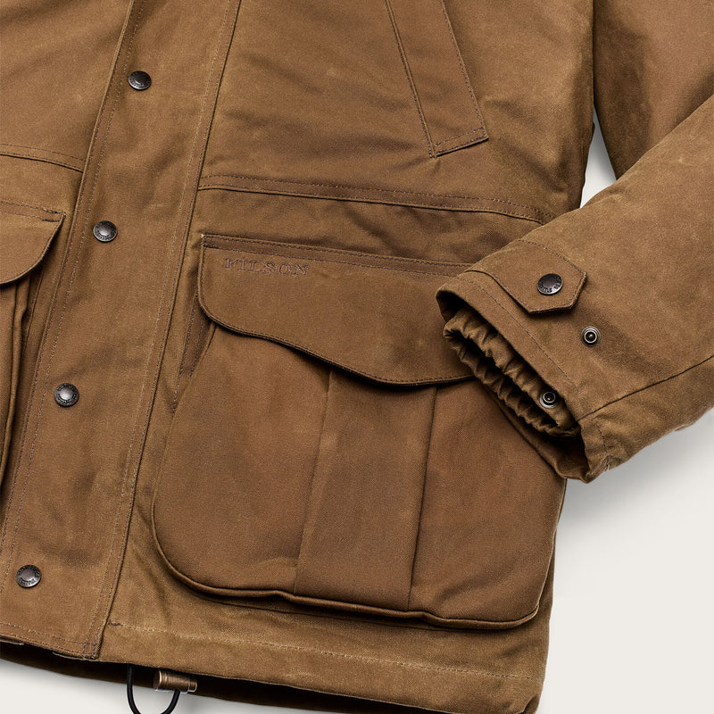 Veste field doublée en tin cloth von Filson | Dark tan (Brown)
