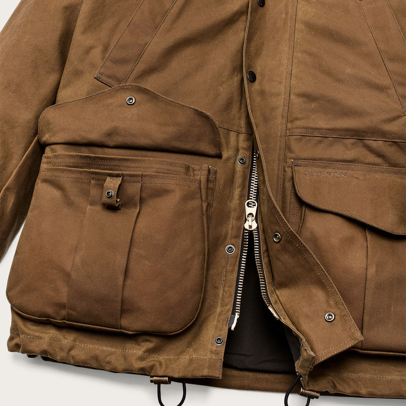 Veste field doublée en tin cloth von Filson | Dark tan (Brown)