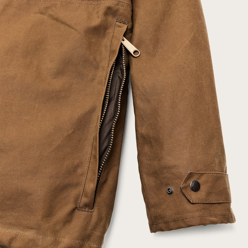 Veste field doublée en tin cloth von Filson | Dark tan (Brown)