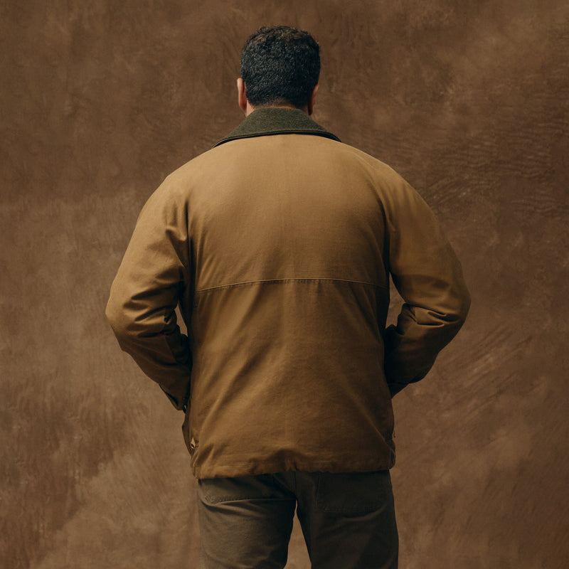Veste field doublée en tin cloth von Filson | Dark tan (Brown)