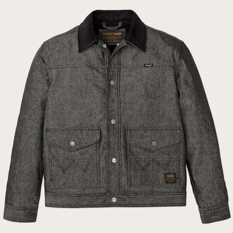 Wrangler x filson denim work jacket von Filson | Black (Gray)