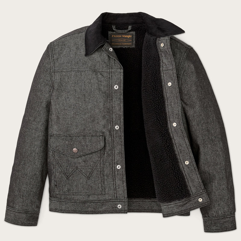 Wrangler x filson denim work jacket von Filson | Black (Gray)