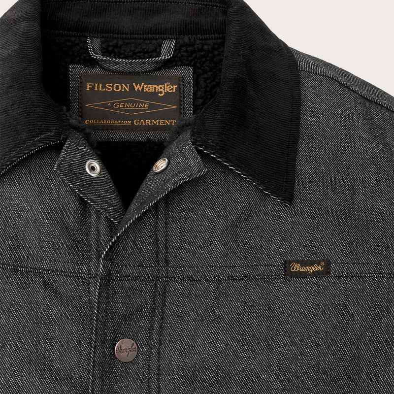 Wrangler x filson denim work jacket von Filson | Black (Gray)