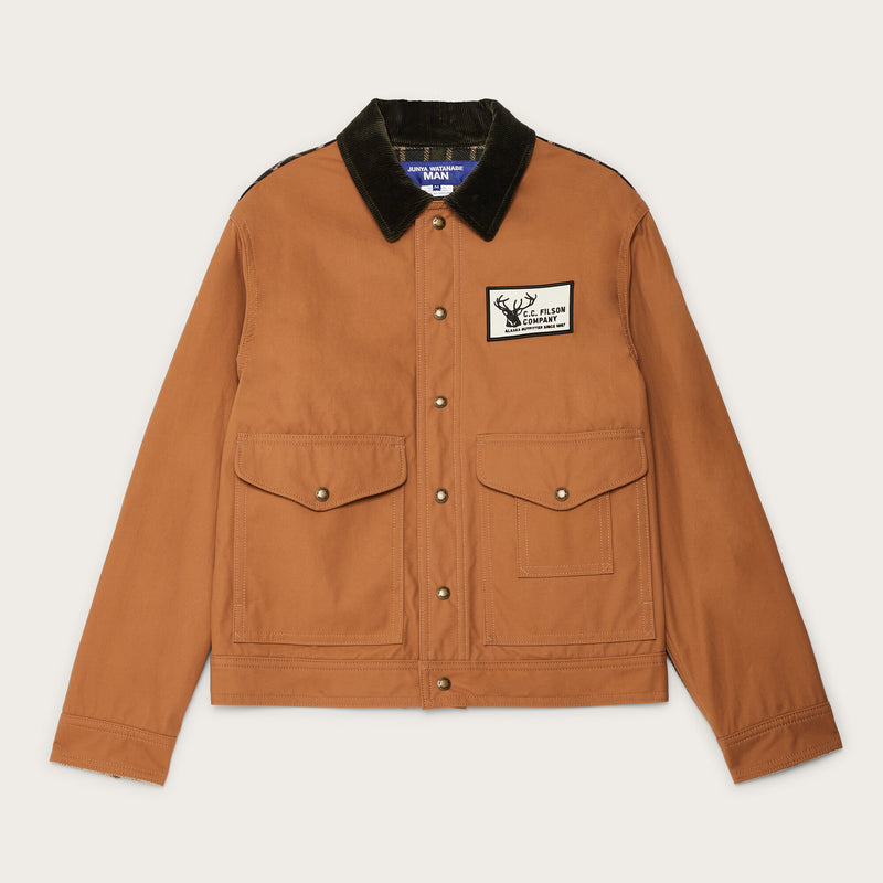 Filson x junya watanabe work jacket by Filson | Beige / navy green (Beige)