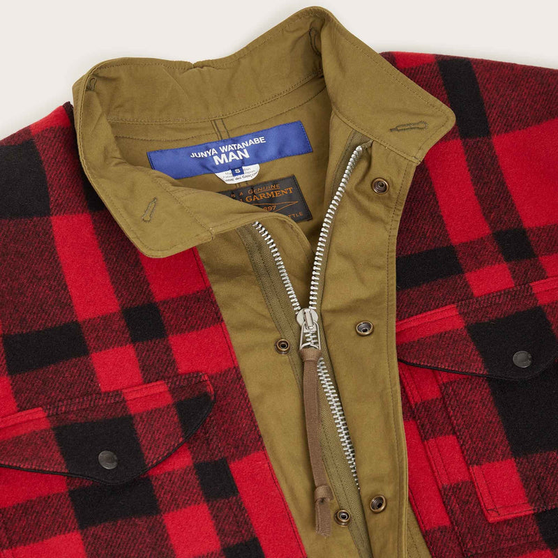 Filson x junya watanabe trench coat von Filson | Khaki / red black (Brown)