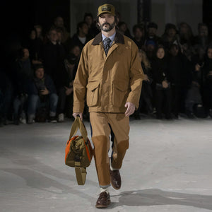 Veste cruiser en coton filson x junya watanabe von Filson | Beige / red black (Brown)