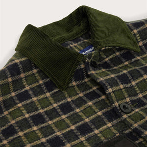 Filson × junya watanabe jac-shirt en laine à carreaux par Filson | Navy green beige / b (Green)