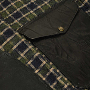 Filson × junya watanabe jac-shirt en laine à carreaux par Filson | Navy green beige / b (Green)