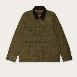 Coated journeyman jacket by Filson | Dark olive/tan (Green)
