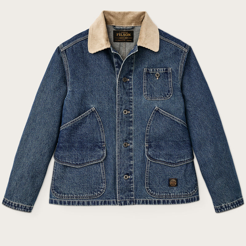 11-oz. denim outfitter jacket von Filson | Light indigo (Blue)
