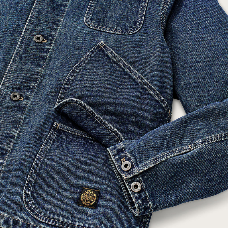 11-oz. denim outfitter jacket von Filson | Light indigo (Blue)