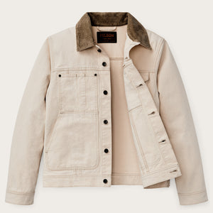 Rustic canvas short cruiser jacket von Filson | Natural seed (Beige)