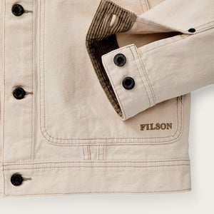 Rustic canvas short cruiser jacket von Filson | Natural seed (Beige)
