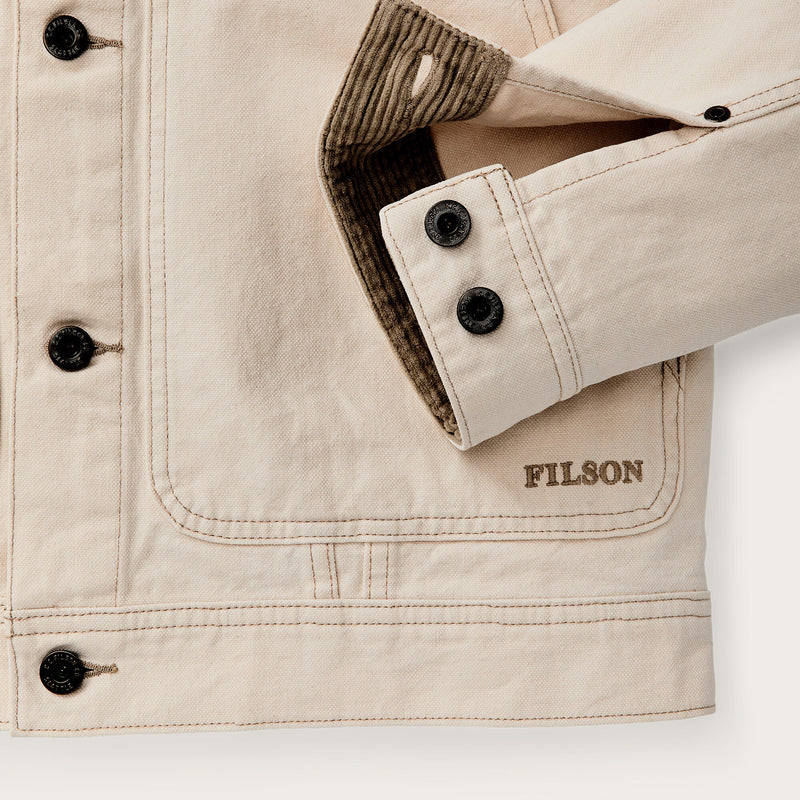 Rustic canvas short cruiser jacket von Filson | Natural seed (Beige)