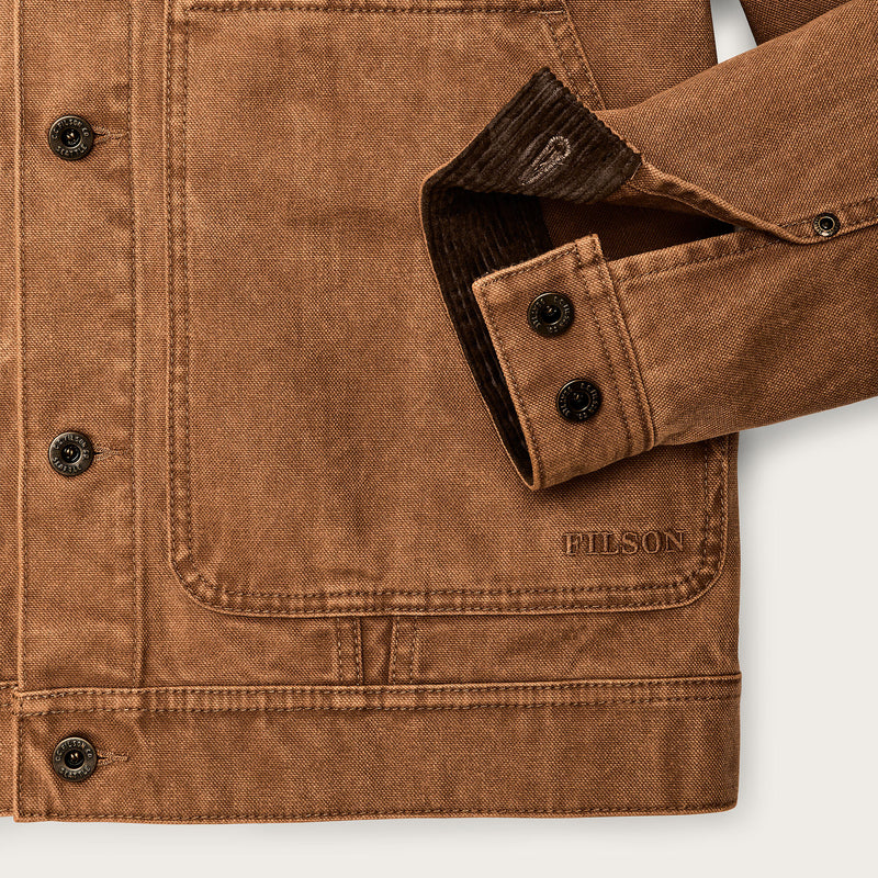 Rustic canvas short cruiser jacket von Filson | Whiskey (Brown)