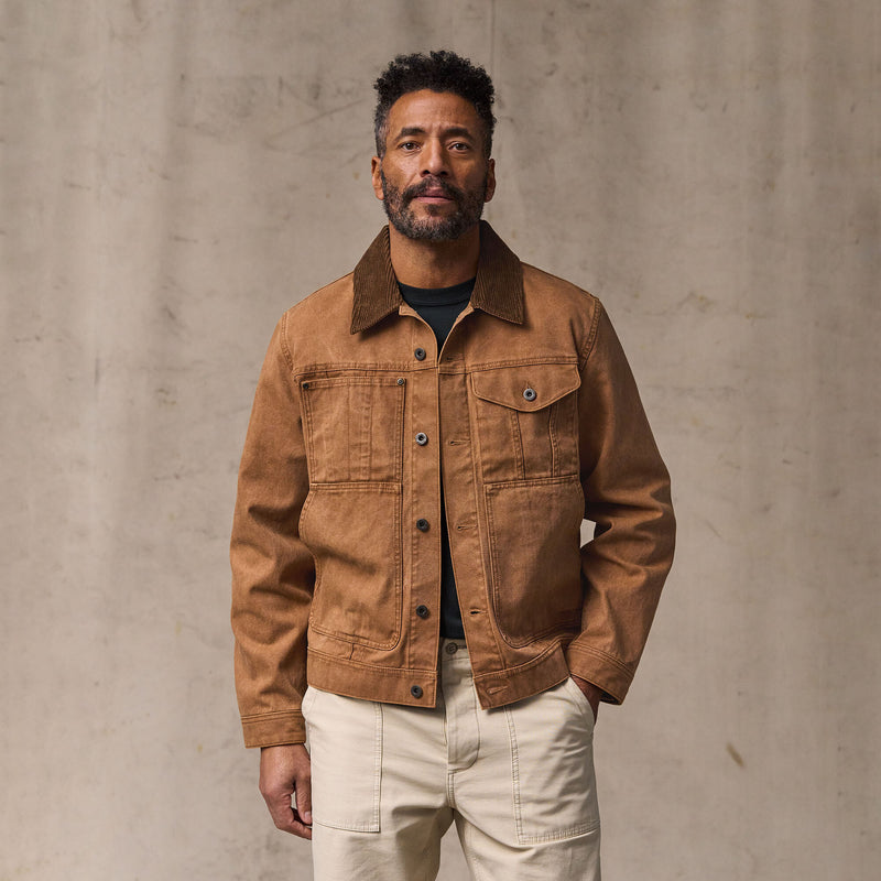 Rustic canvas short cruiser jacket von Filson | Whiskey (Brown)