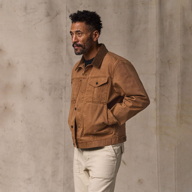 Rustic canvas short cruiser jacket von Filson | Whiskey (Brown)