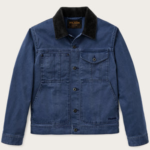 Rustic canvas short cruiser jacket von Filson | Indigo (Blue)