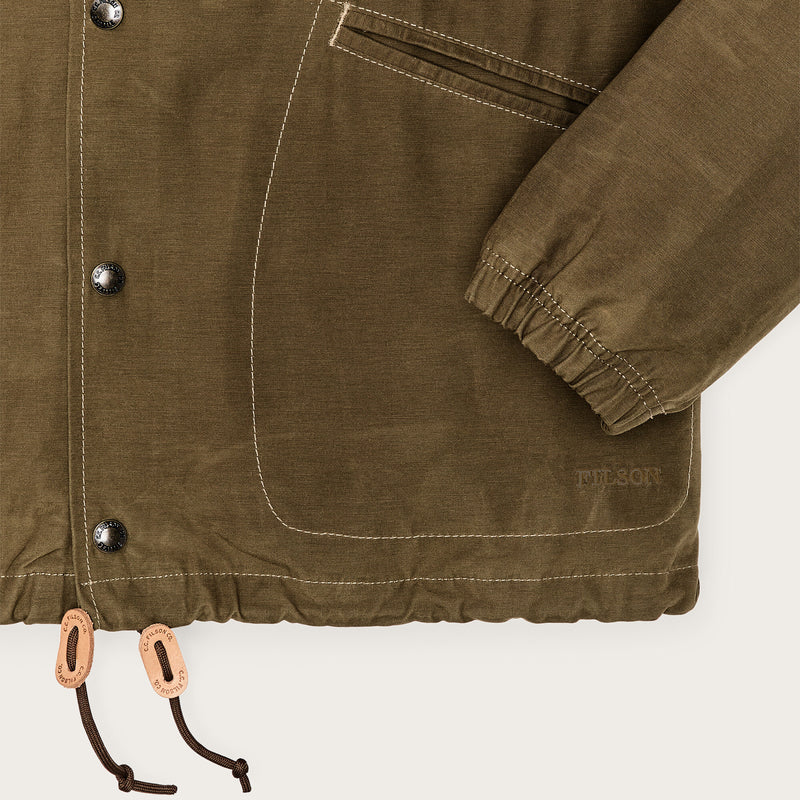 Dry wax windbreaker von Filson | Military olive (Green)