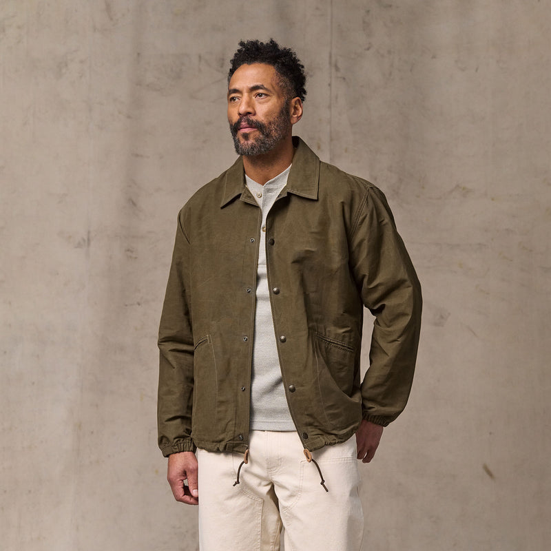 Dry wax windbreaker von Filson | Military olive (Green)
