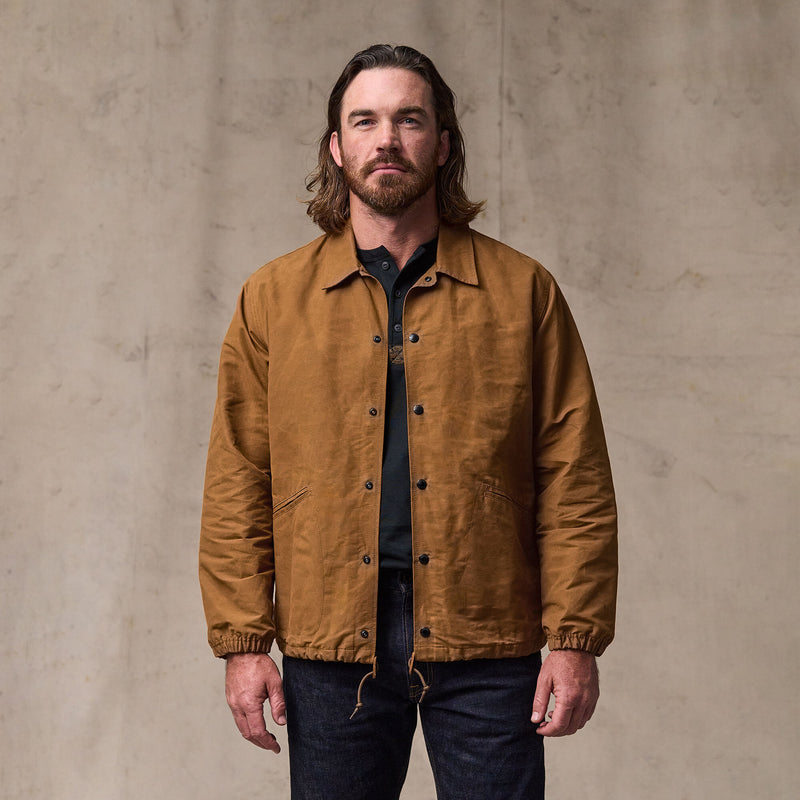 Dry wax windbreaker von Filson | Harvest tan (Brown)