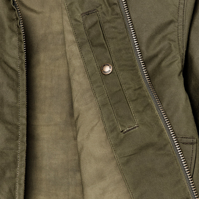 Cover cloth bomber jacket by Filson | Marsh olive (Green)