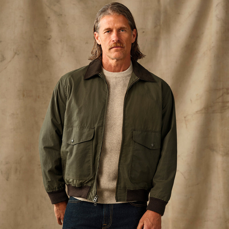 Cover cloth bomber jacket by Filson | Marsh olive (Green)