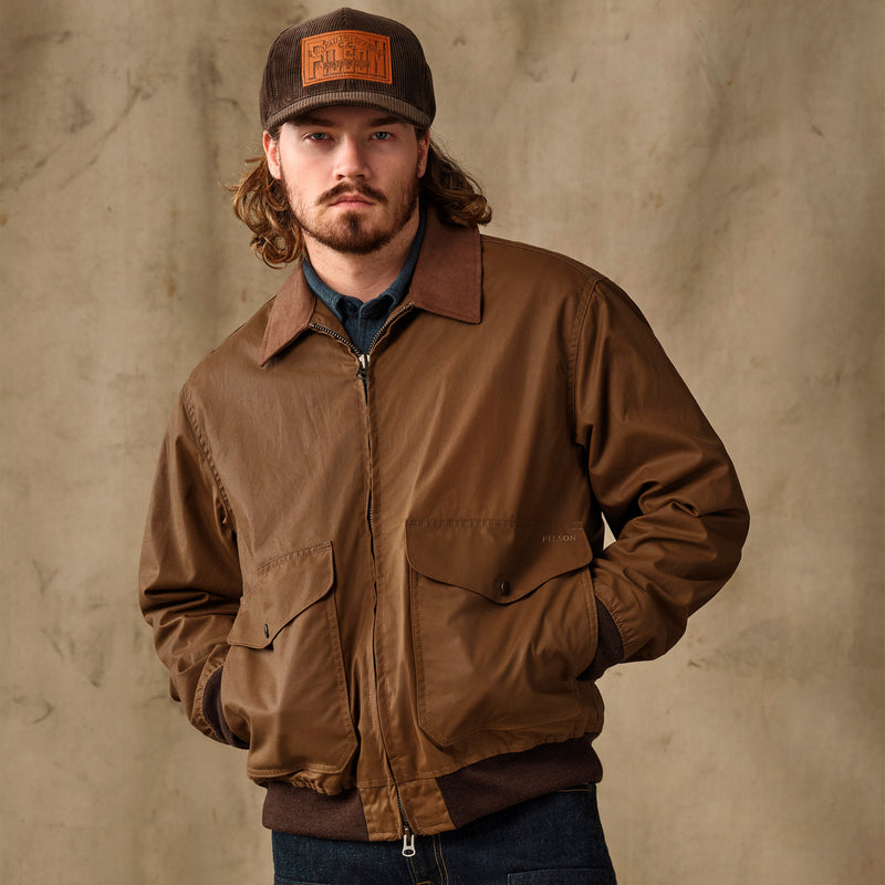 Cover cloth bomber jacket by Filson | Dark tan (Brown)