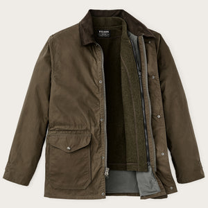 Dry wax mile marker coat von Filson | Burnt olive (Green)