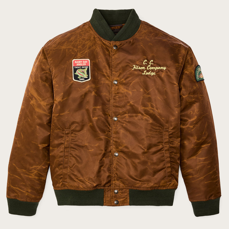 Embroidered montlake jacket by Filson | Whiskey (Brown)