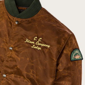Embroidered montlake jacket by Filson | Whiskey (Brown)