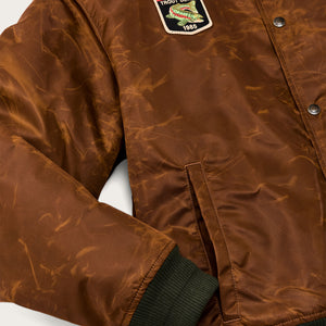 Embroidered montlake jacket by Filson | Whiskey (Brown)