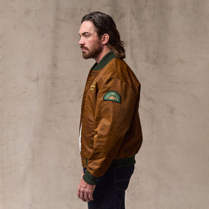 Embroidered montlake jacket by Filson | Whiskey (Brown)