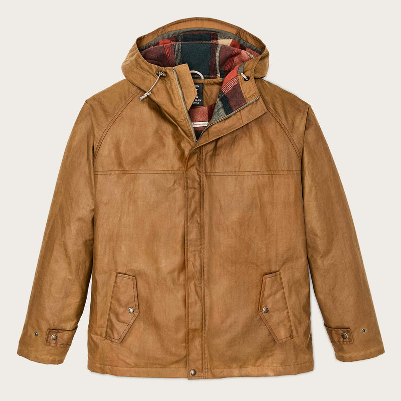 Filson x freeman wool lined raincoat von Filson | Dark tan / amber spr (Brown)