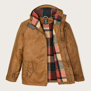 Filson x freeman wool lined raincoat von Filson | Dark tan / amber spr (Brown)