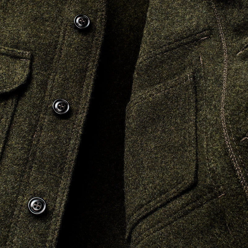 Mackinaw wool cruiser jacket von Filson | Forest green (Green)