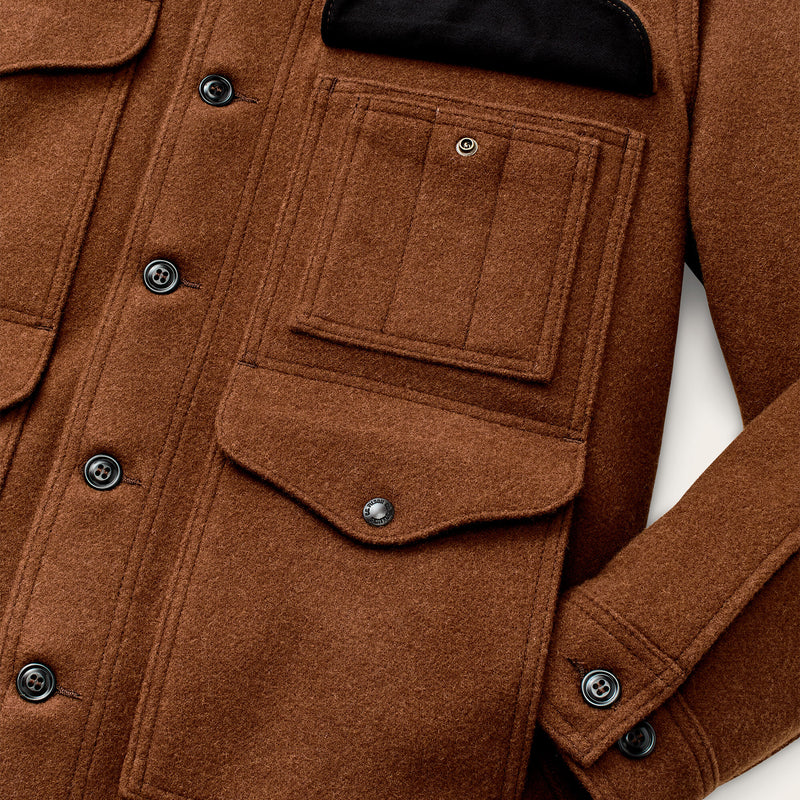Mackinaw wool cruiser jacket by Filson | Chessie tan (Brown)